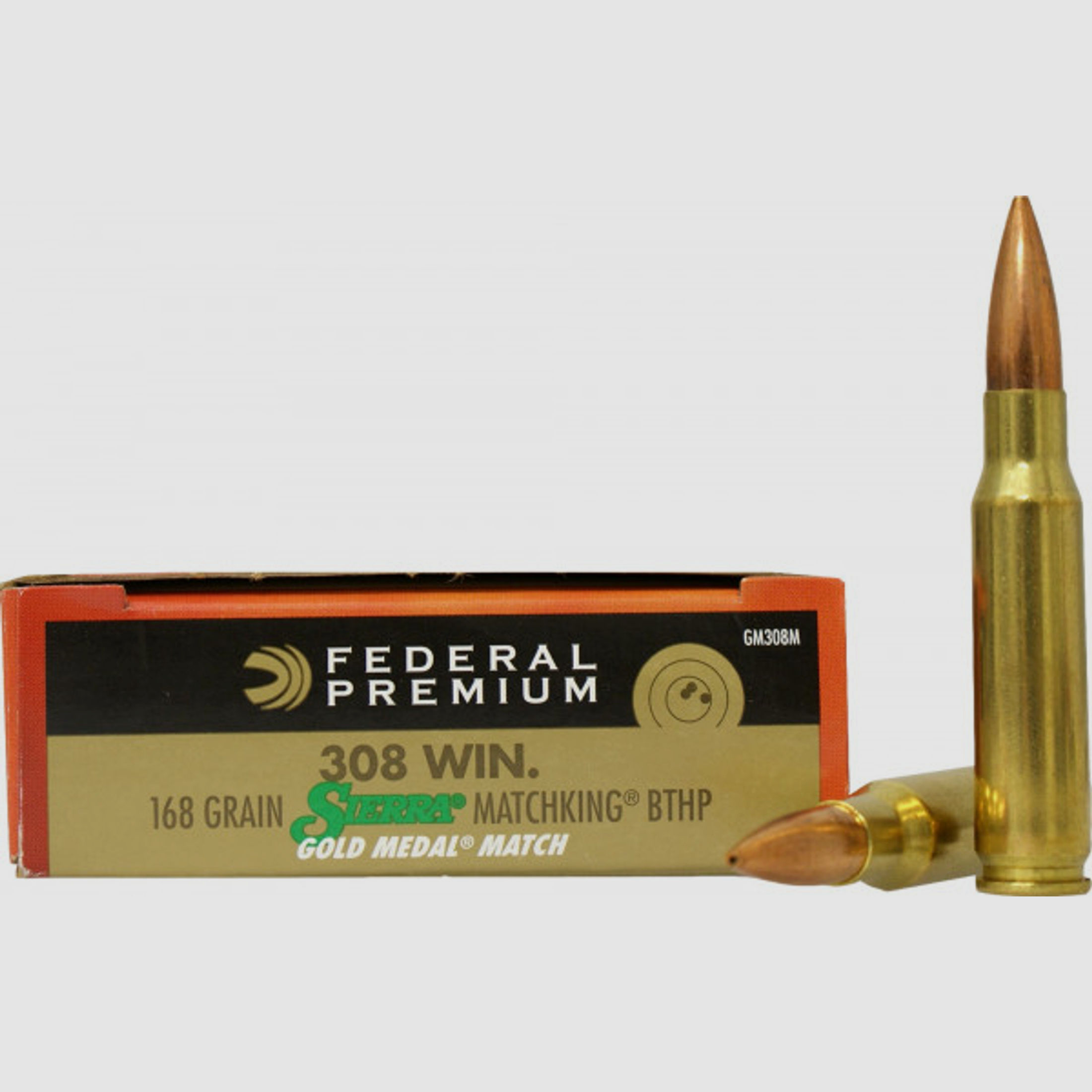 Federal Premium .308 Win 10,89g - 168grs Sierra Match King BTHP Büchsenmunition