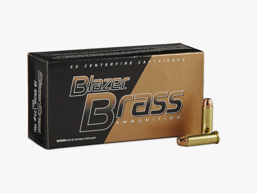 Blazer Brass .38 Special FMJ 125grs Revolverpatronen