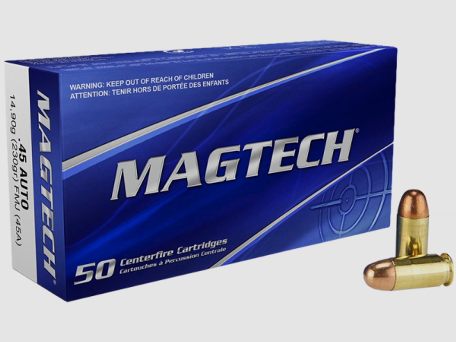 Magtech Standard .45 ACP FMJ 230 grs Pistolenpatronen