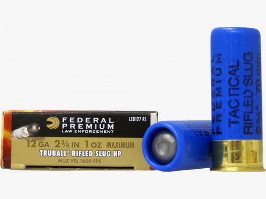 Federal Premium 12/70 28,00g - 432grs Tactical TruBall Rifled Slug Flintenlaufgeschosse #LEB127LRS