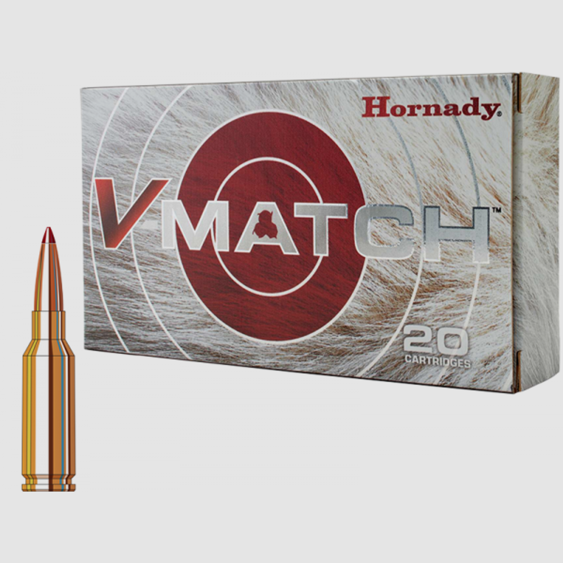 Hornady V-Match 6mm ARC ELD-VT 80 grs Büchsenpatronen