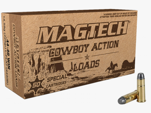 Magtech Cowboy Action .44-40 Win LFN 225 grs Revolverpatronen