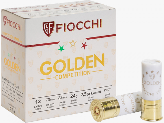 Fiocchi Golden Trap 12/70 24 gr Schrotpatronen
