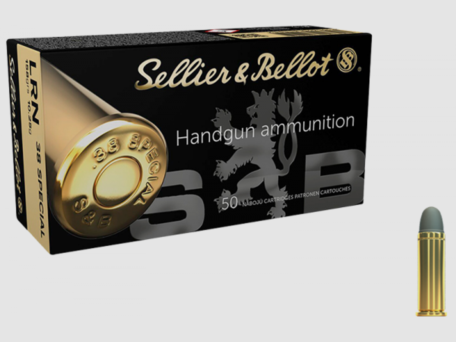 Sellier & Bellot Standard .38 Special LRN 158 grs Revolverpatronen