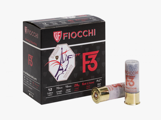 Fiocchi F3 Practical Shooting 12/70 28 gr Schrotpatronen