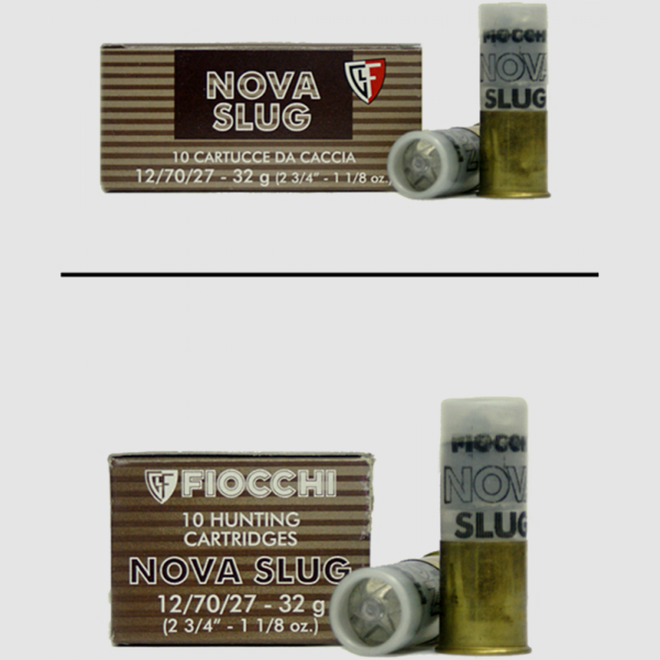 Fiocchi Performance 12/70 Nova Slug 494 grs Flintenlaufgeschoss