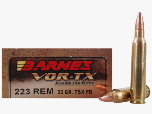 Barnes VOR-TX .223 Rem TSX 55 grs Büchsenpatronen