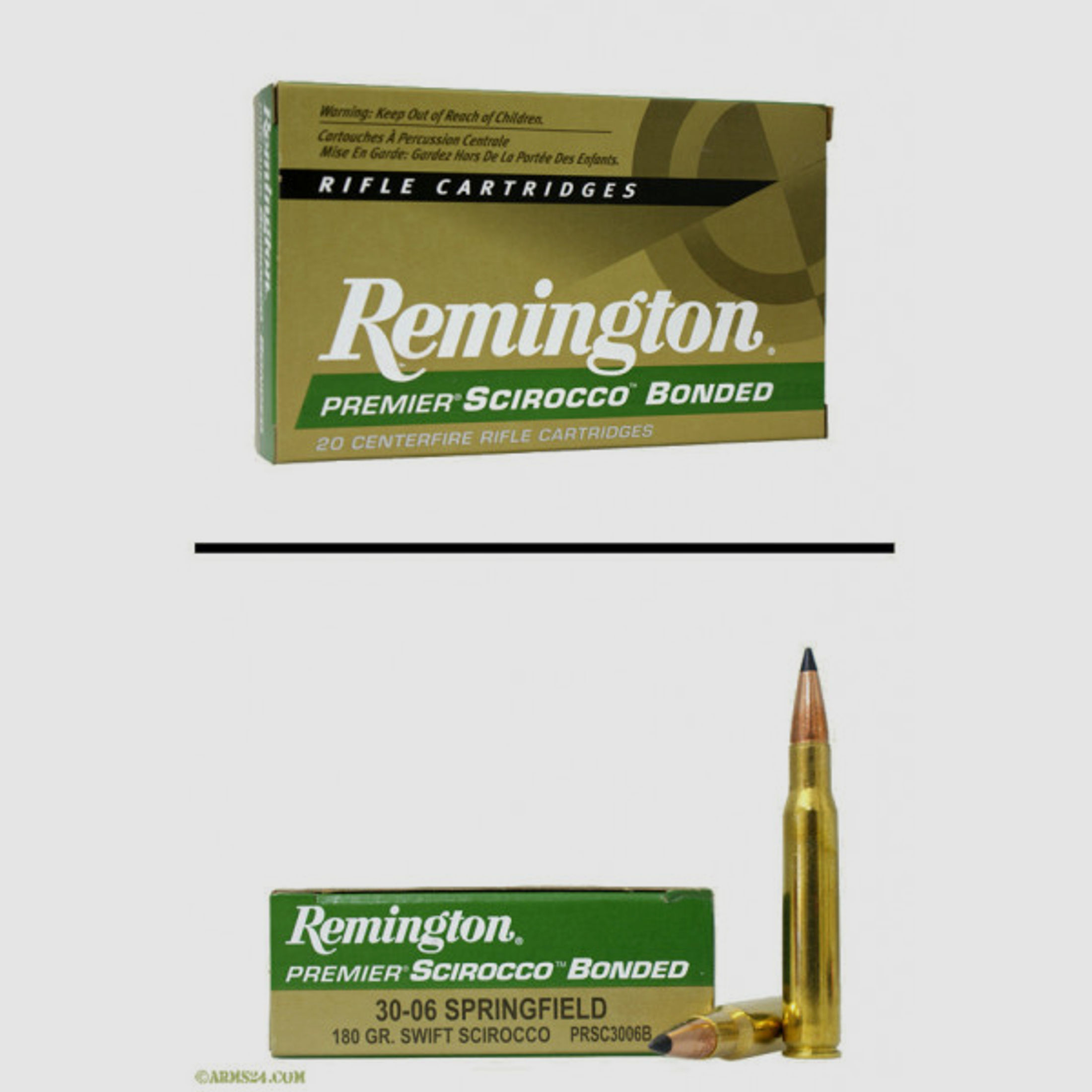 Remington .30-06 Springfield 11,66g - 180grs Swift Scirocco Bonded Büchsenmunition #29328