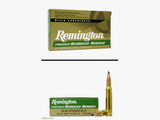 Remington .30-06 Springfield 11,66g - 180grs Swift Scirocco Bonded Büchsenmunition #29328
