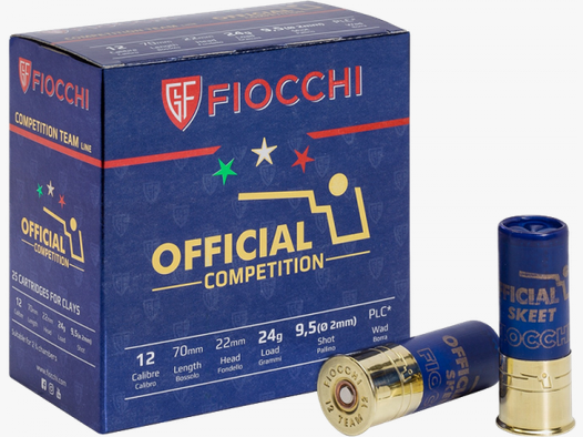 Fiocchi Official Skeet 12/70 24 gr Schrotpatronen