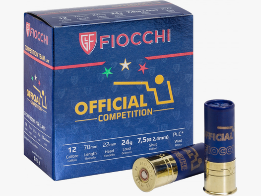 Fiocchi Official 12/70 24 gr Schrotpatronen