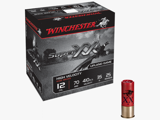 Winchester Super XX 12/70 35 gr Schrotpatronen