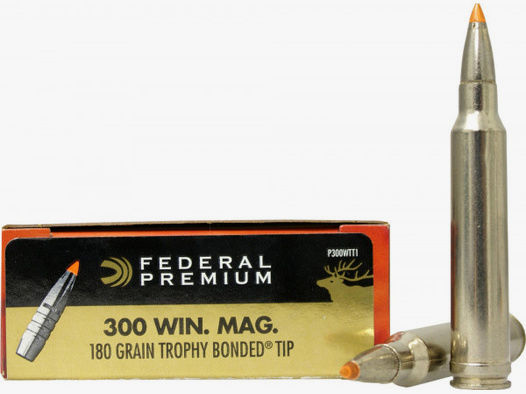 Federal Premium .300 Win Mag 11,66g - 180grs Federal Trophy Bonded Tip Büchsenmunition