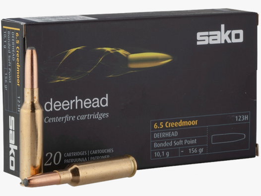 Sako Deerhead 6,5mm Creedmoor 156 grs Büchsenpatronen