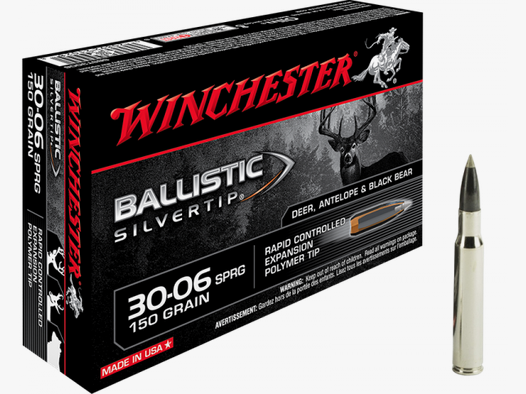 Winchester Ballistic Silvertip .30-06 Springfield 150 grs Büchsenpatronen