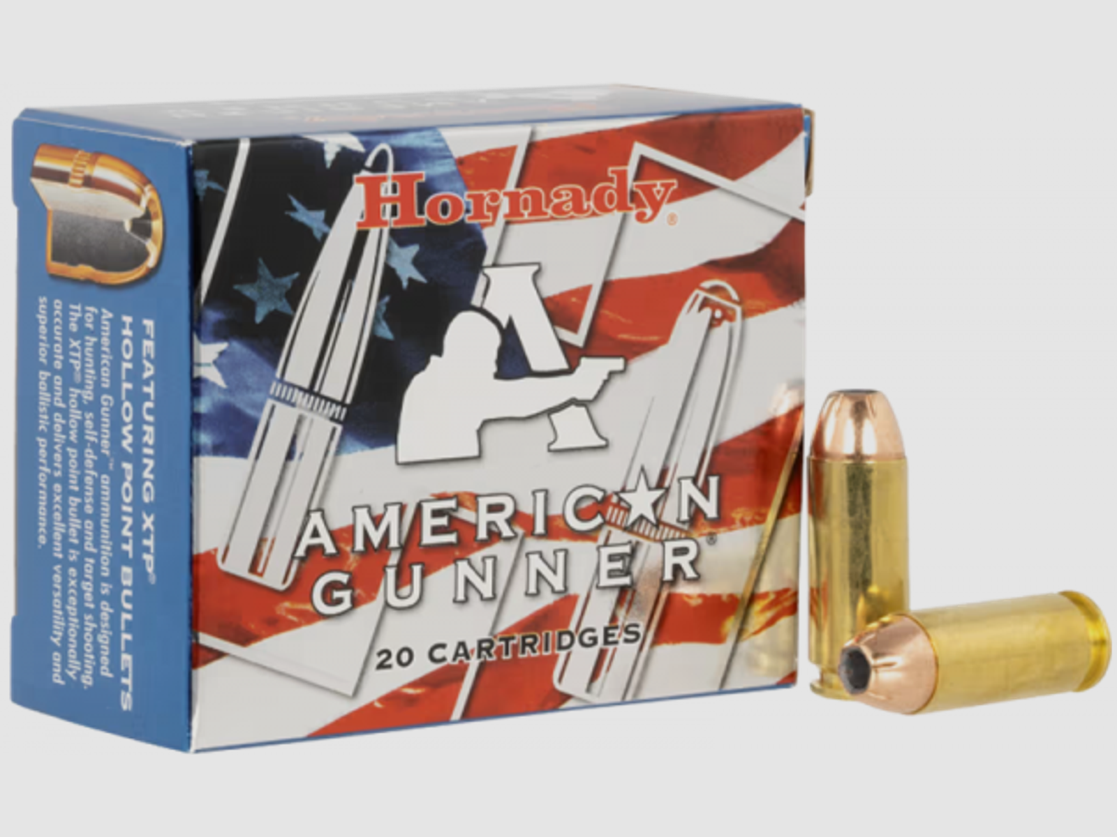 Hornady American Gunner 10mm Auto XTP 155 grs Revolverpatronen