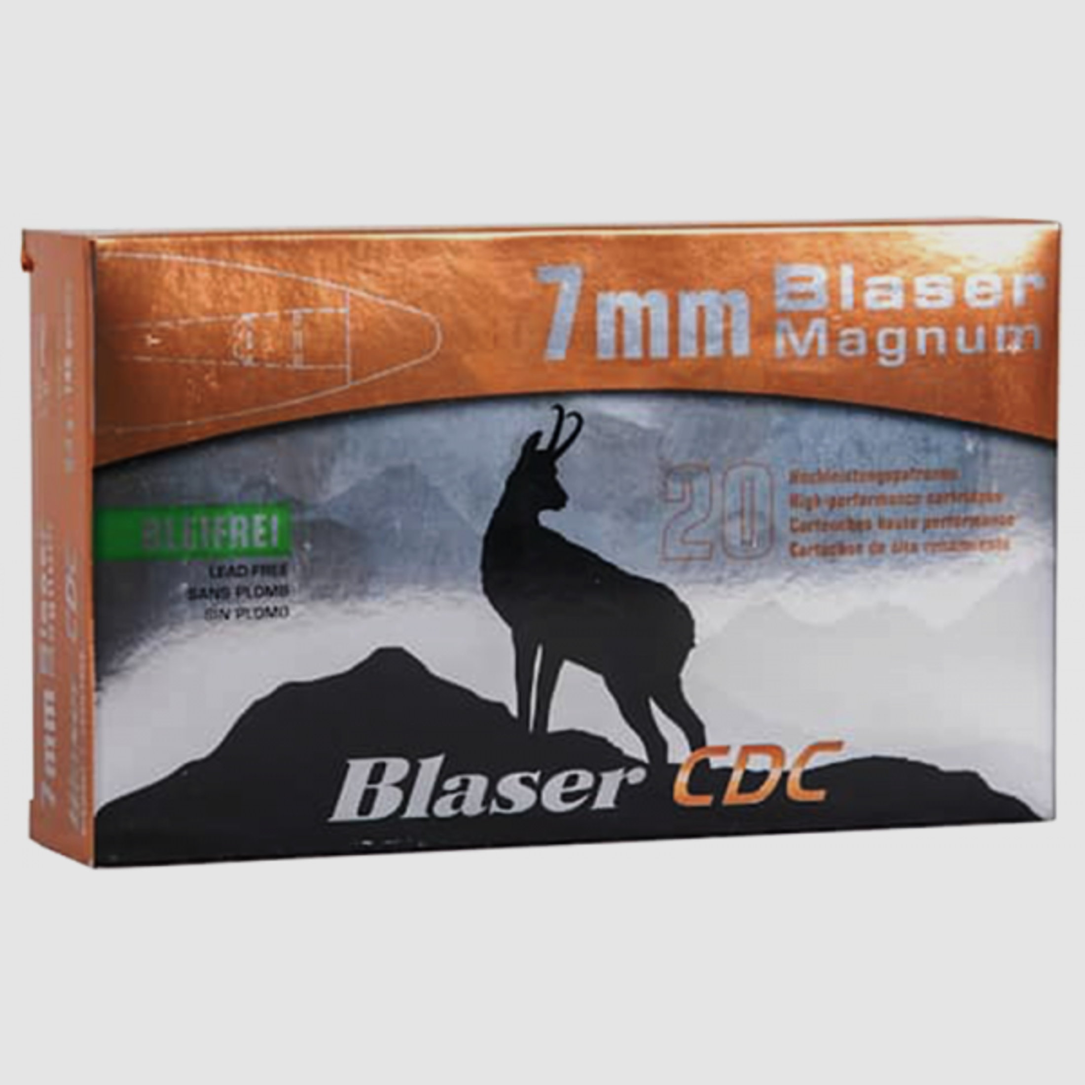 Blaser Magnum 7mm Blaser Mag Blaser CDC 145 grs Büchsenpatronen