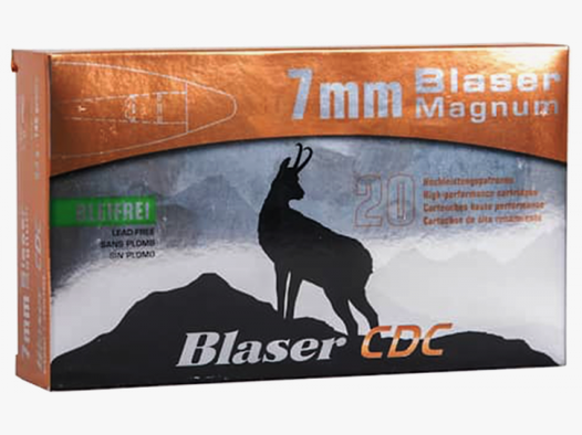 Blaser Magnum 7mm Blaser Mag Blaser CDC 145 grs Büchsenpatronen