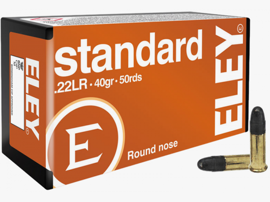 Eley Standard .22 LR LRN 40 grs Kleinkaliberpatronen