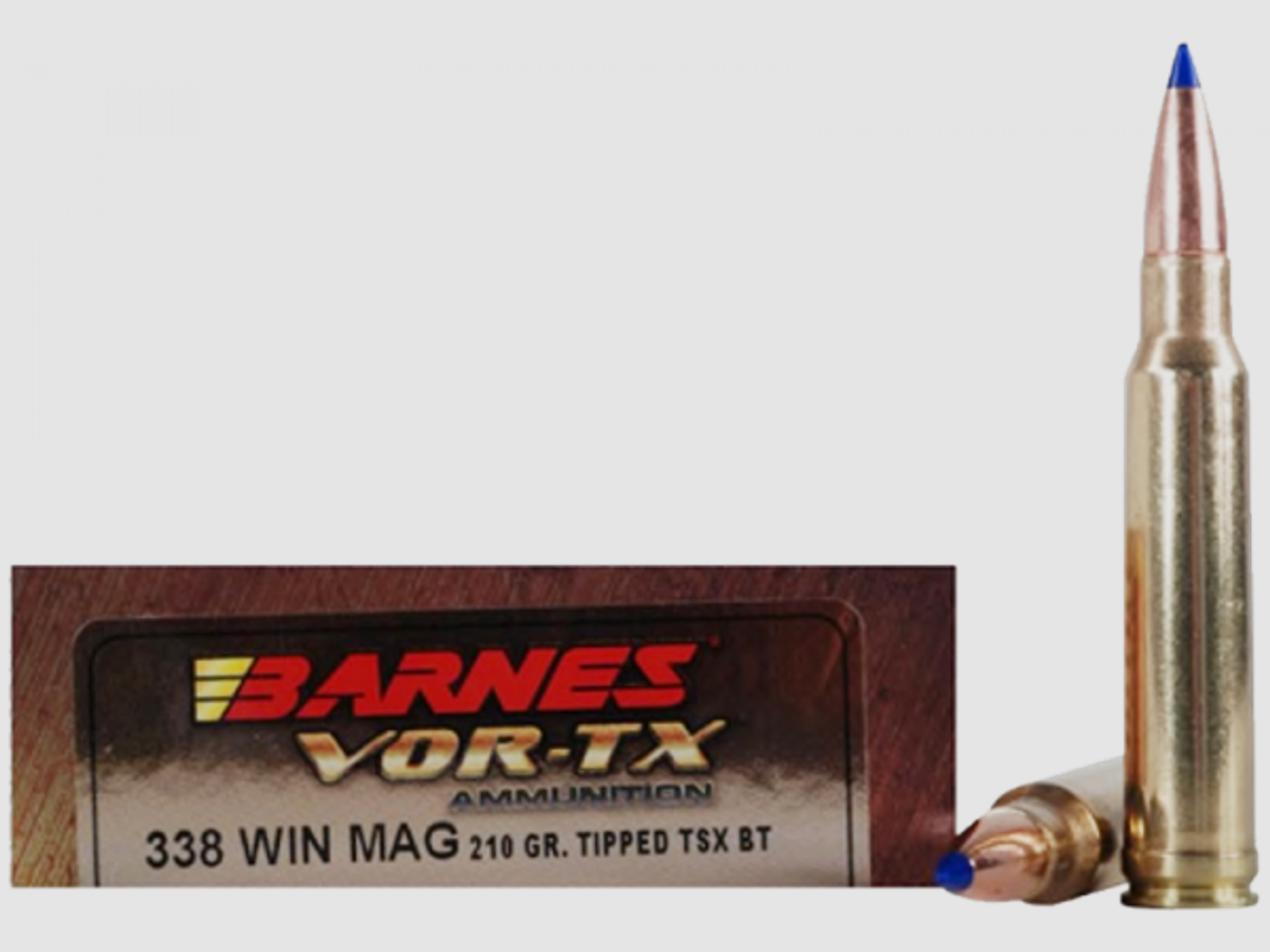 Barnes VOR-TX .338 Win Mag TTSX 210 grs Büchsenpatronen