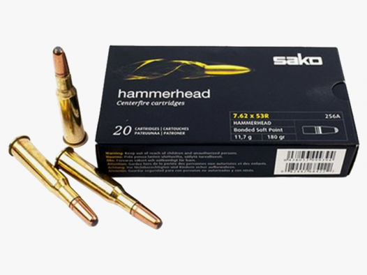 Sako Hammerhead 7,62x53 R 180 grs Büchsenpatronen