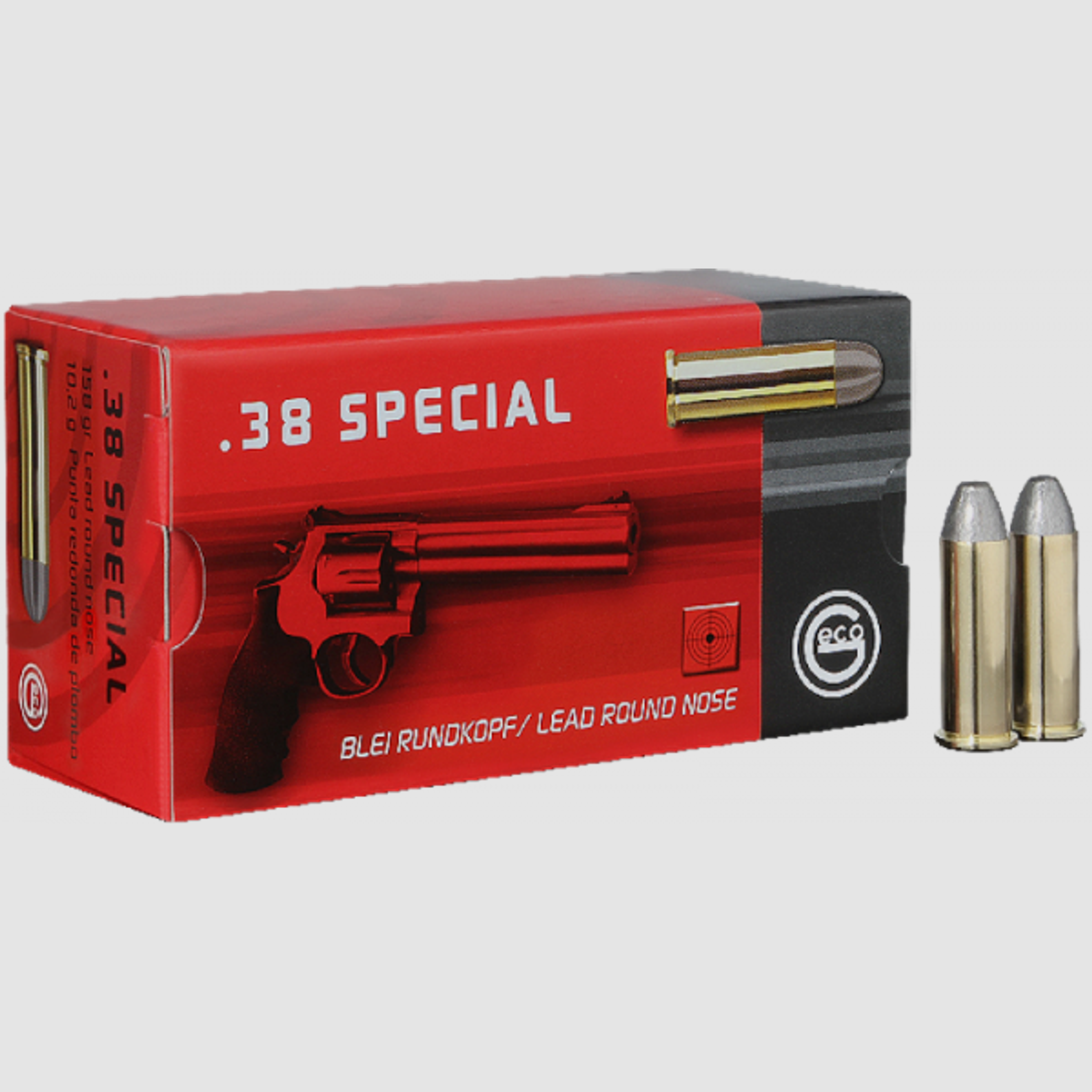 Geco Standard .38 Special LRN 158 grs Revolverpatronen