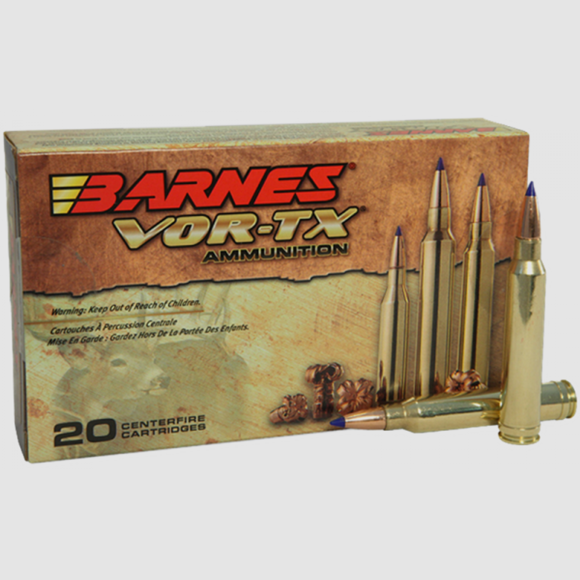 Barnes VOR-TX 6,5mm Creedmoor TTSX 120 grs Büchsenpatronen