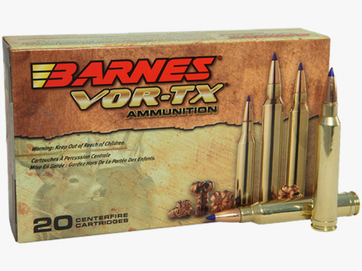 Barnes VOR-TX 6,5mm Creedmoor TTSX 120 grs Büchsenpatronen