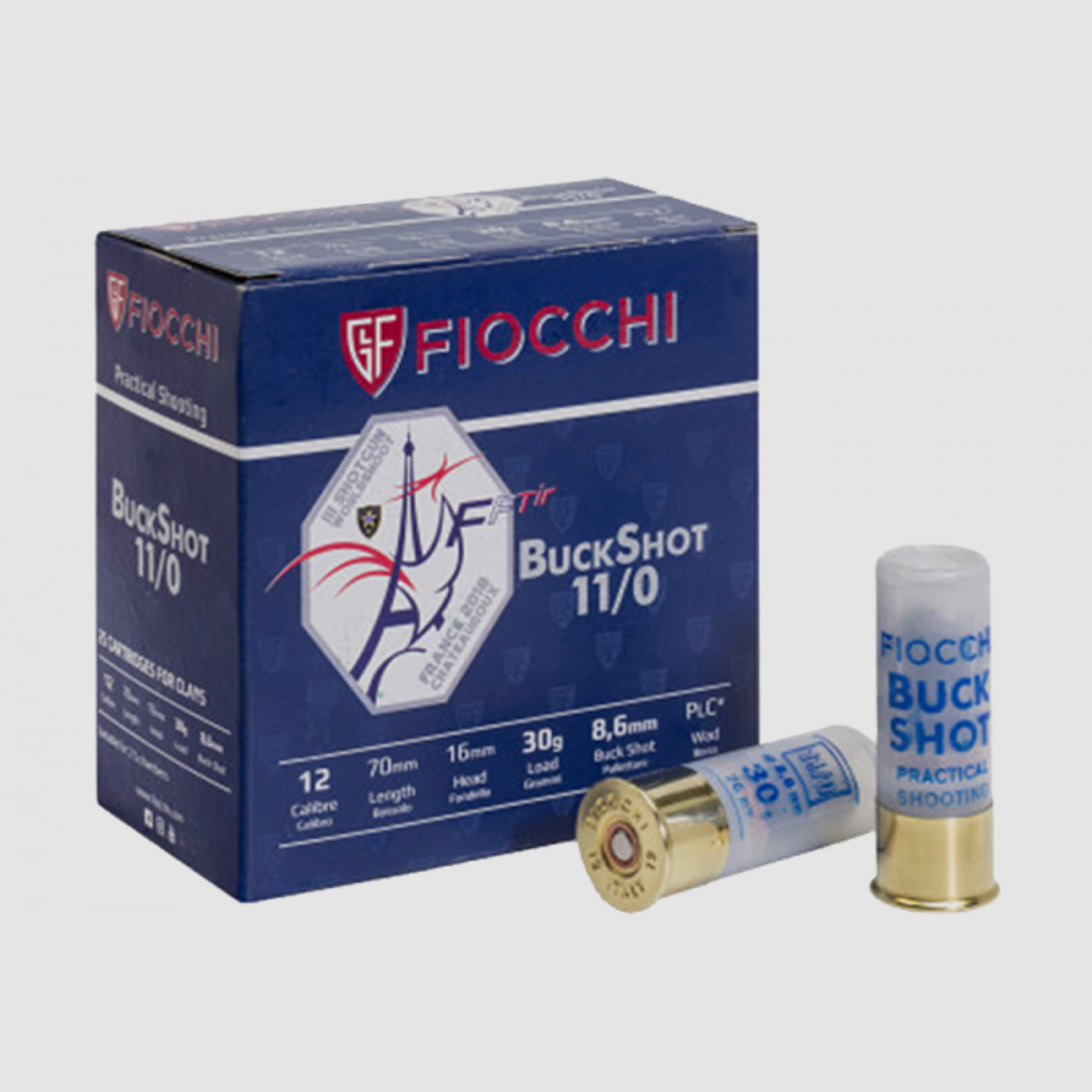Fiocchi Buckshot Practical Shooting 12/70 30,5 gr Schrotpatronen