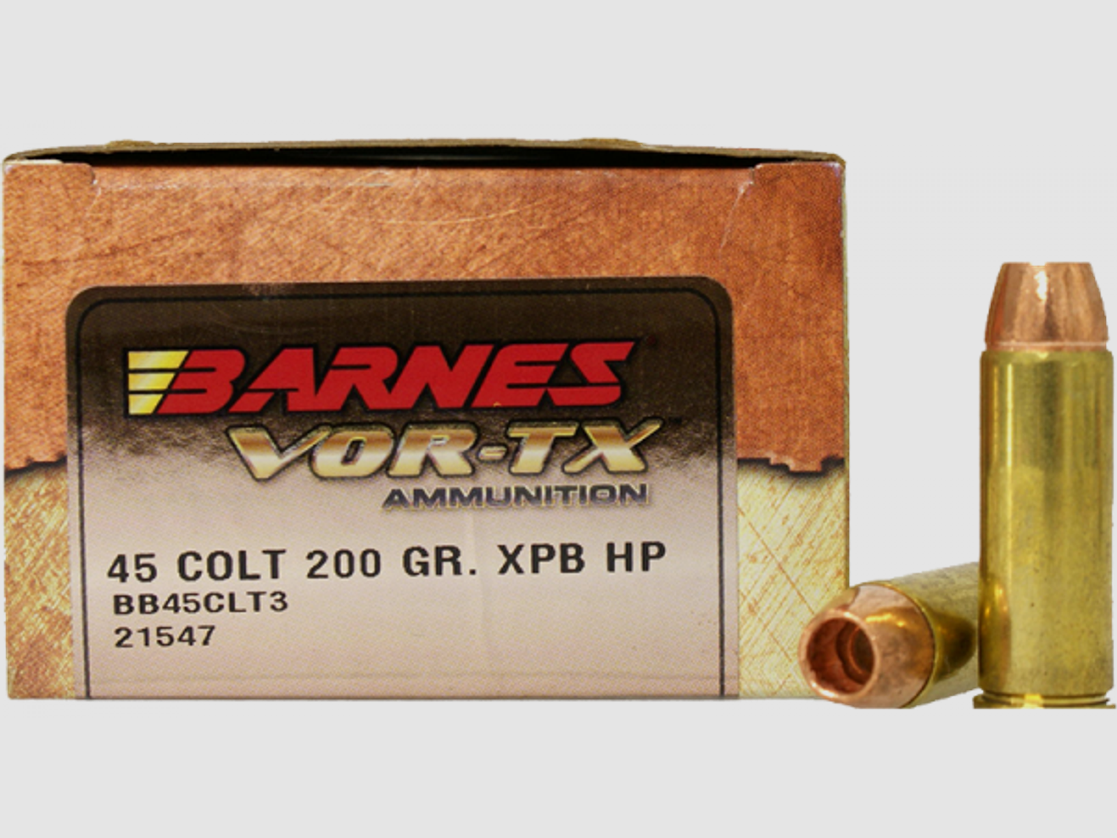 Barnes VOR-TX .45 Colt XPB 200 grs Revolverpatronen