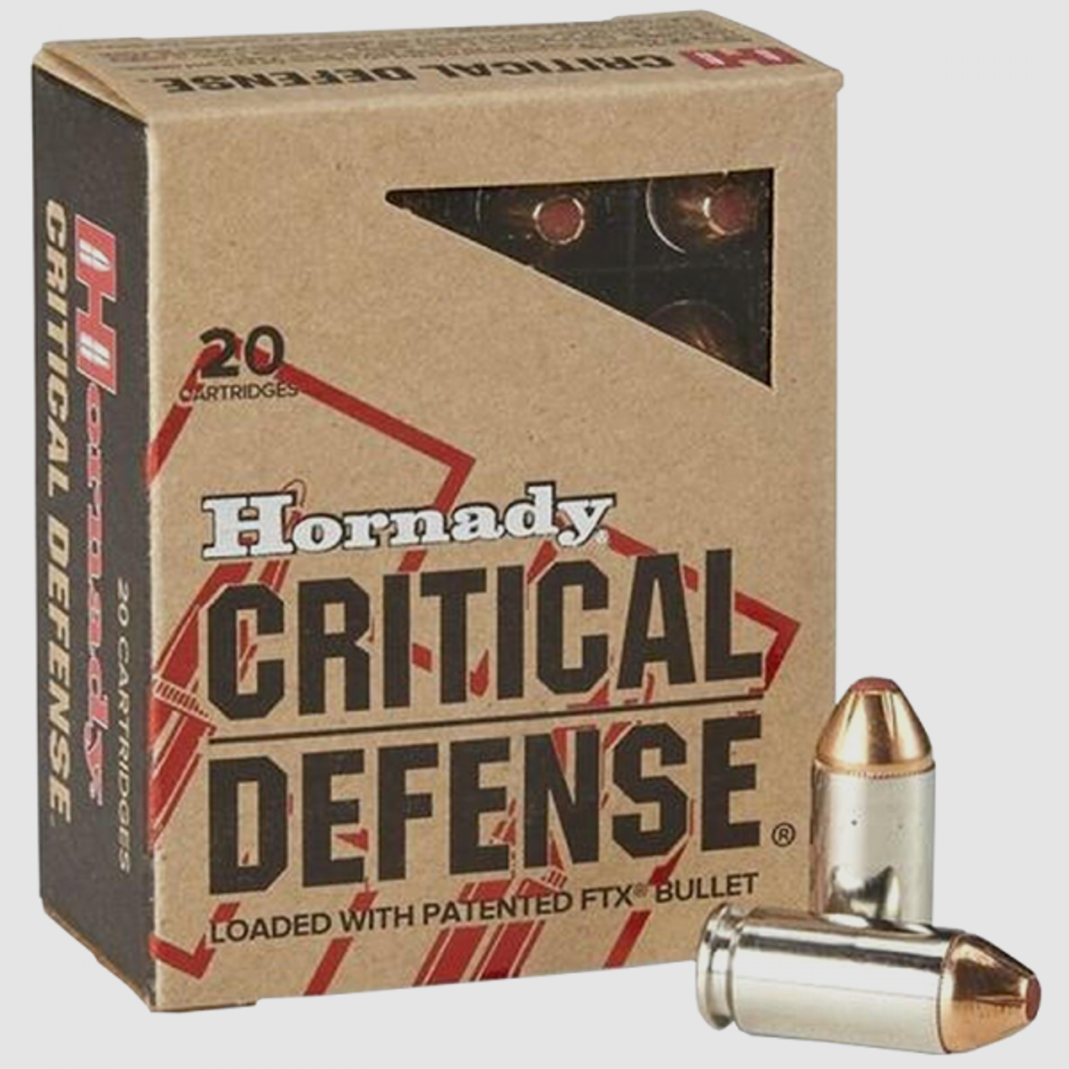 Hornady Critical Defense .40 S&W FTX 165 grs Pistolenpatronen