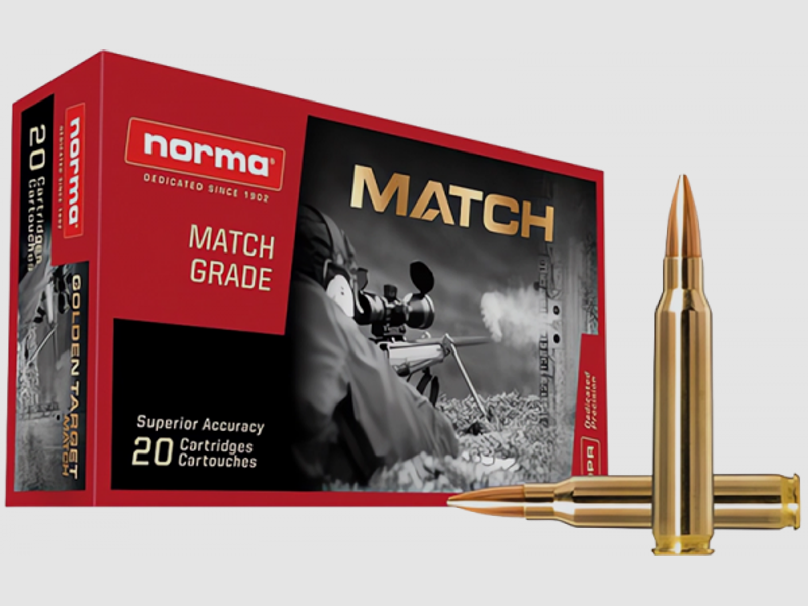 Norma Golden Target .223 Rem Norma GTX 69 grs Büchsenpatronen