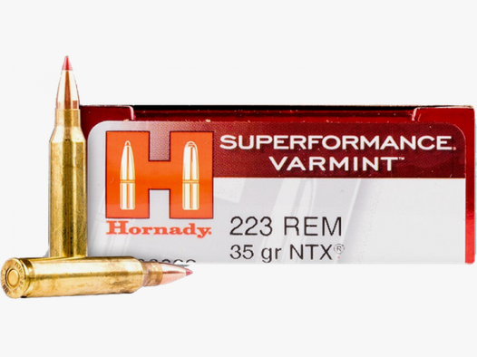 Hornady Superformance Varmint .223 Rem NTX 35 grs Büchsenpatronen