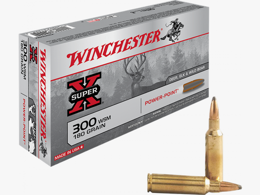 Winchester Super X .300 WSM Winchester Power Point 180 grs Büchsenpatronen