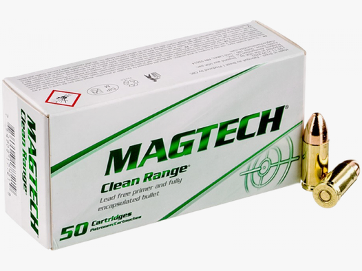 Magtech Clean Range 9mm Luger (9x19) Magtech FEB 115 grs Pistolenpatronen