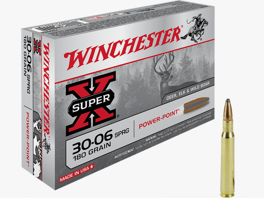Winchester Super X .30-06 Springfield Winchester Power Point 180 grs Büchsenpatronen