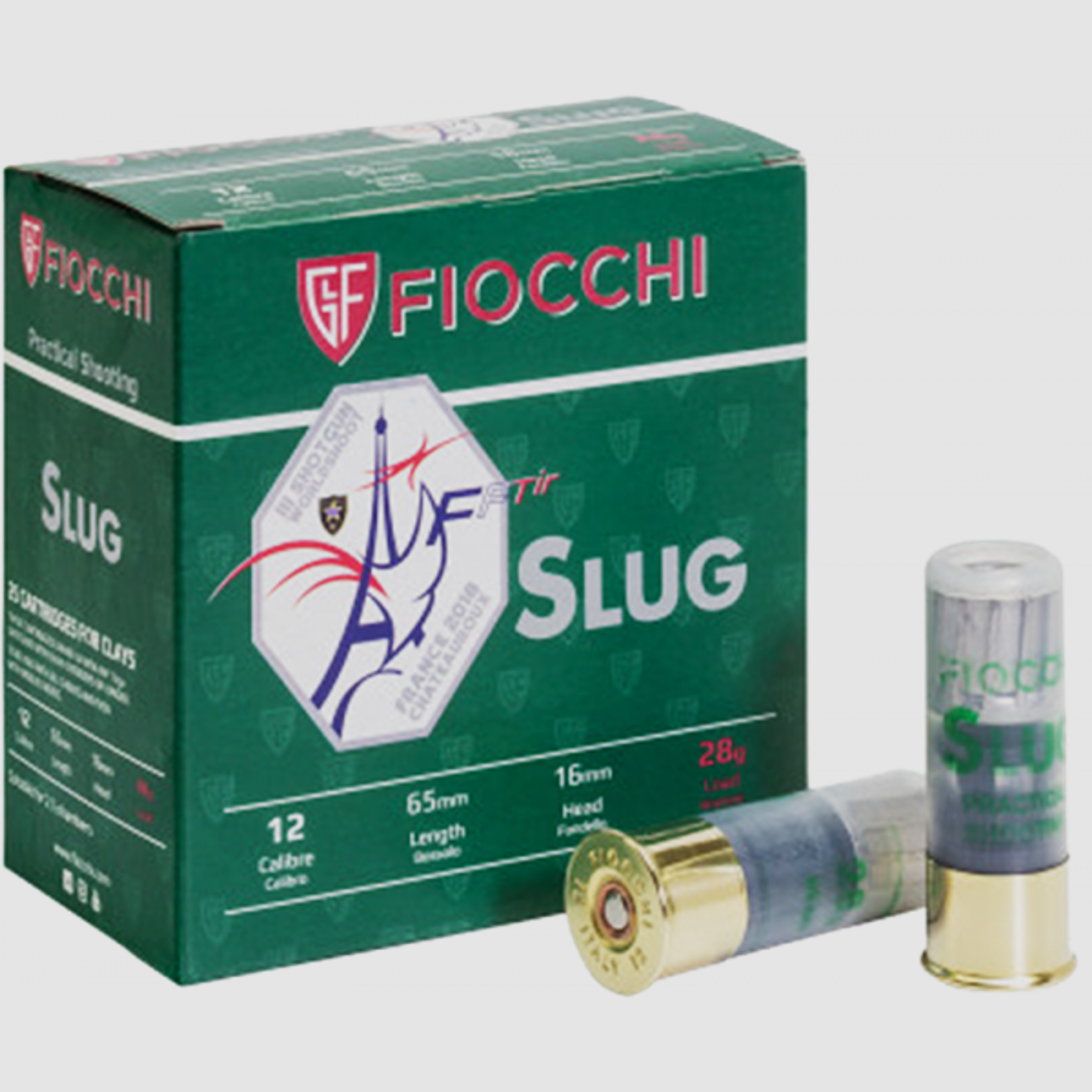 Fiocchi IPSC Practical Shooting Line 12/65 Slug Practical Shooting 433 grs Flintenlaufgeschoss