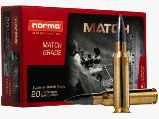 Norma Diamond Line Match .308 Win NDLC HPBT 168 grs Büchsenpatronen
