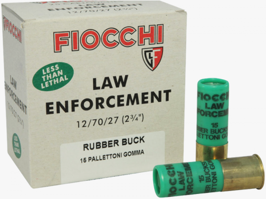 Fiocchi Rubber Buckshot 12/70 8,7 gr Schrotpatronen