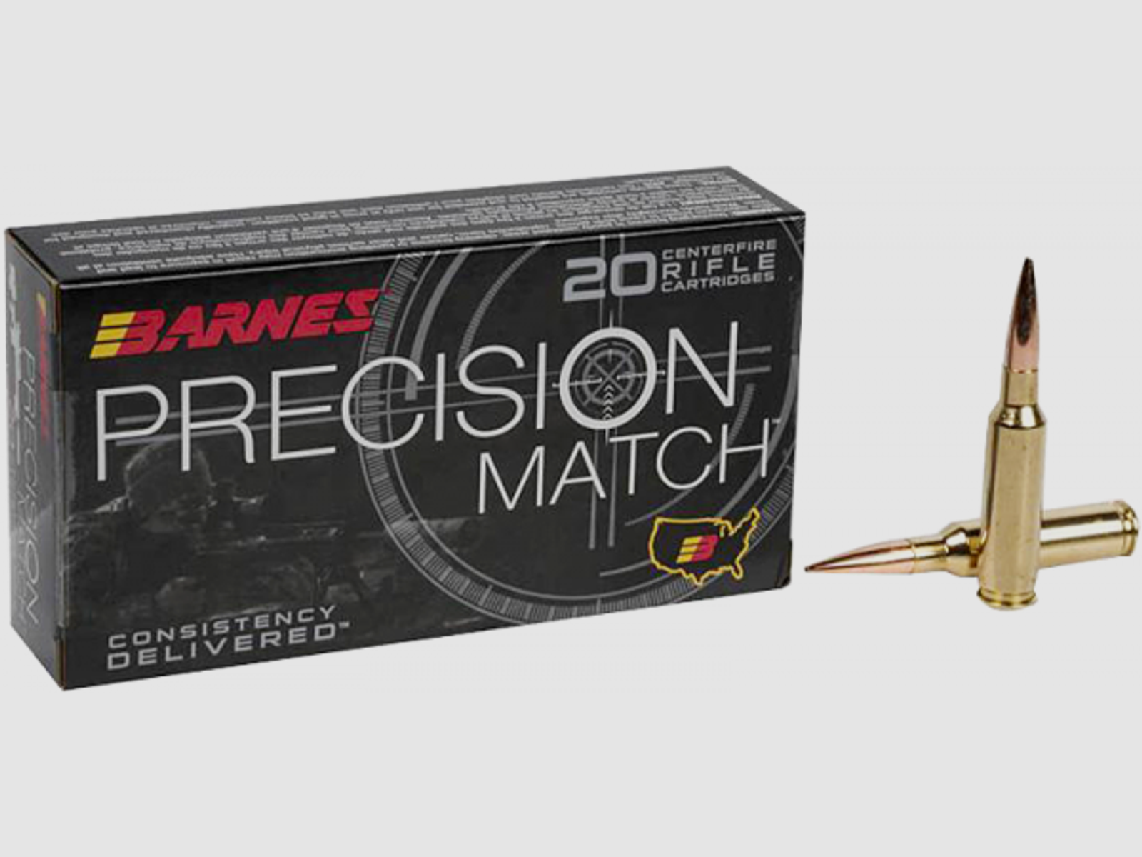 Barnes Precision Match 6,5mm Creedmoor OTM 140 grs Büchsenpatronen