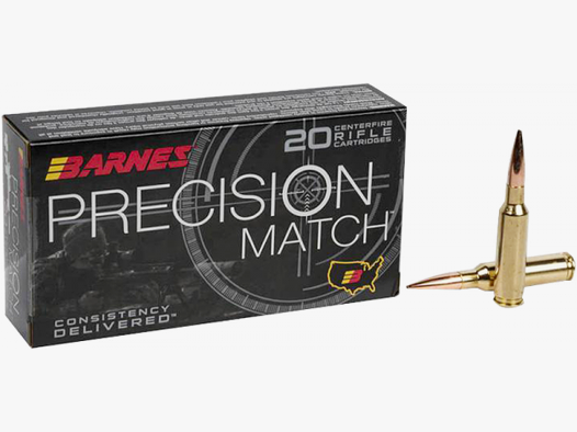 Barnes Precision Match 6,5mm Creedmoor OTM 140 grs Büchsenpatronen