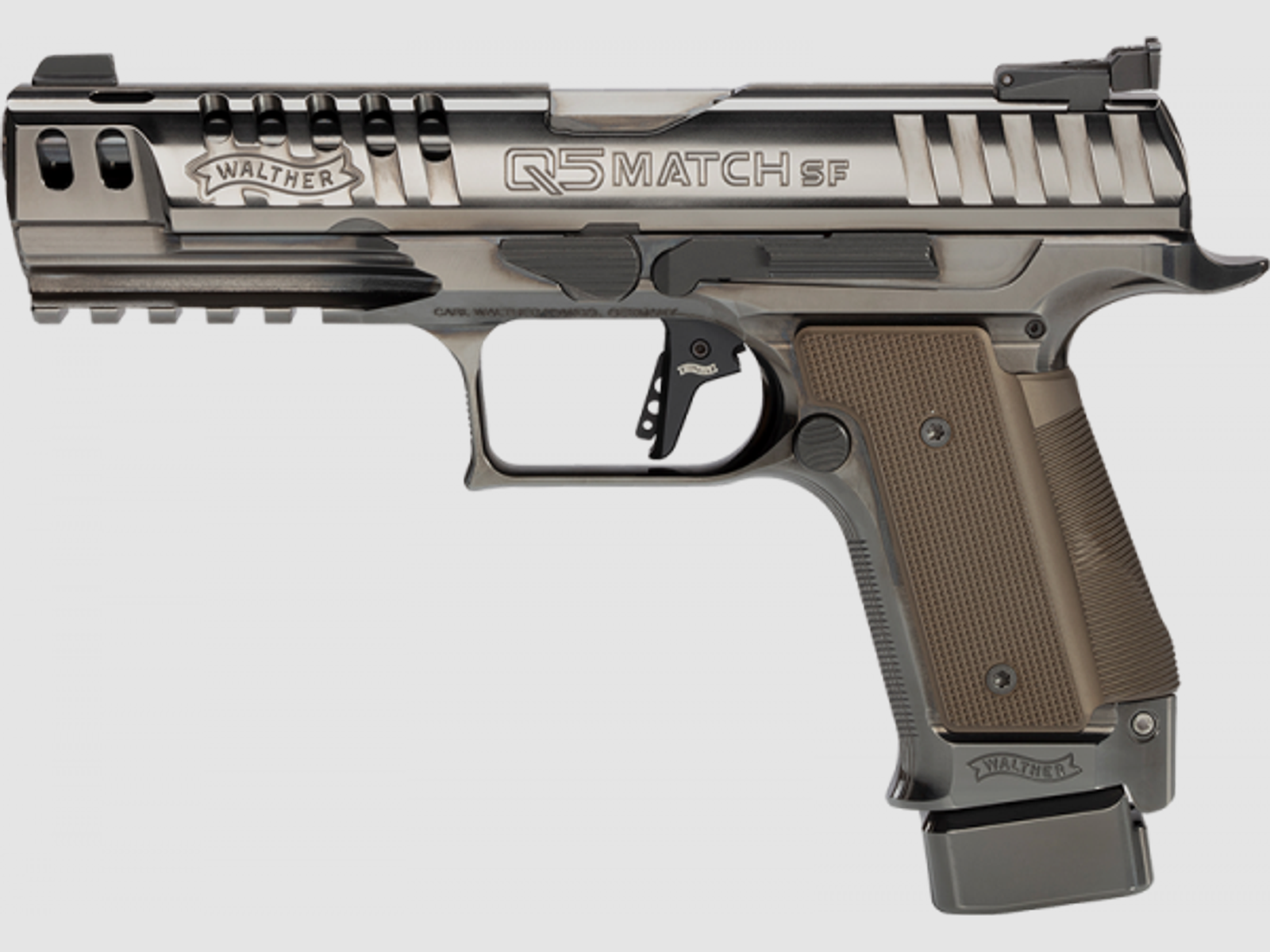 Carl Walther Q5 Match Steel Frame Black Diamond Pistole