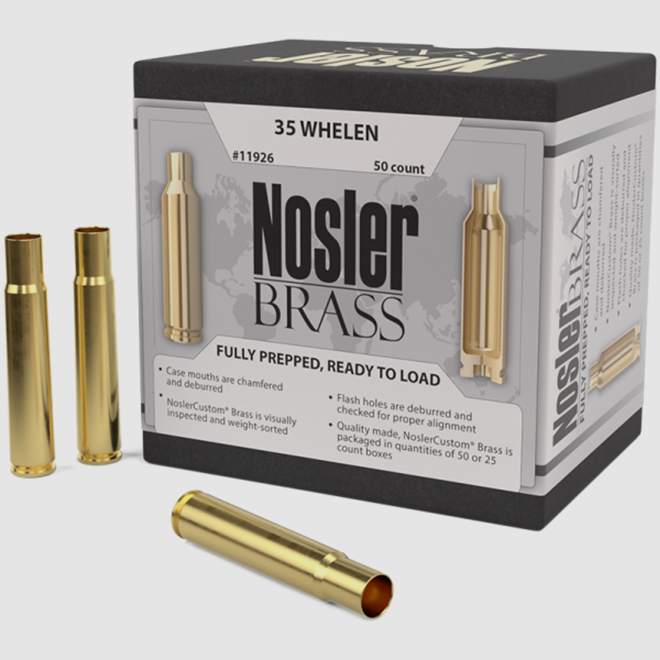 Nosler Premium Brass .35 Whelen Langwaffen Hülsen