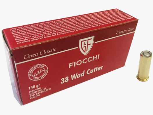 Fiocchi Classic .38 Special WC 148 grs Revolverpatronen