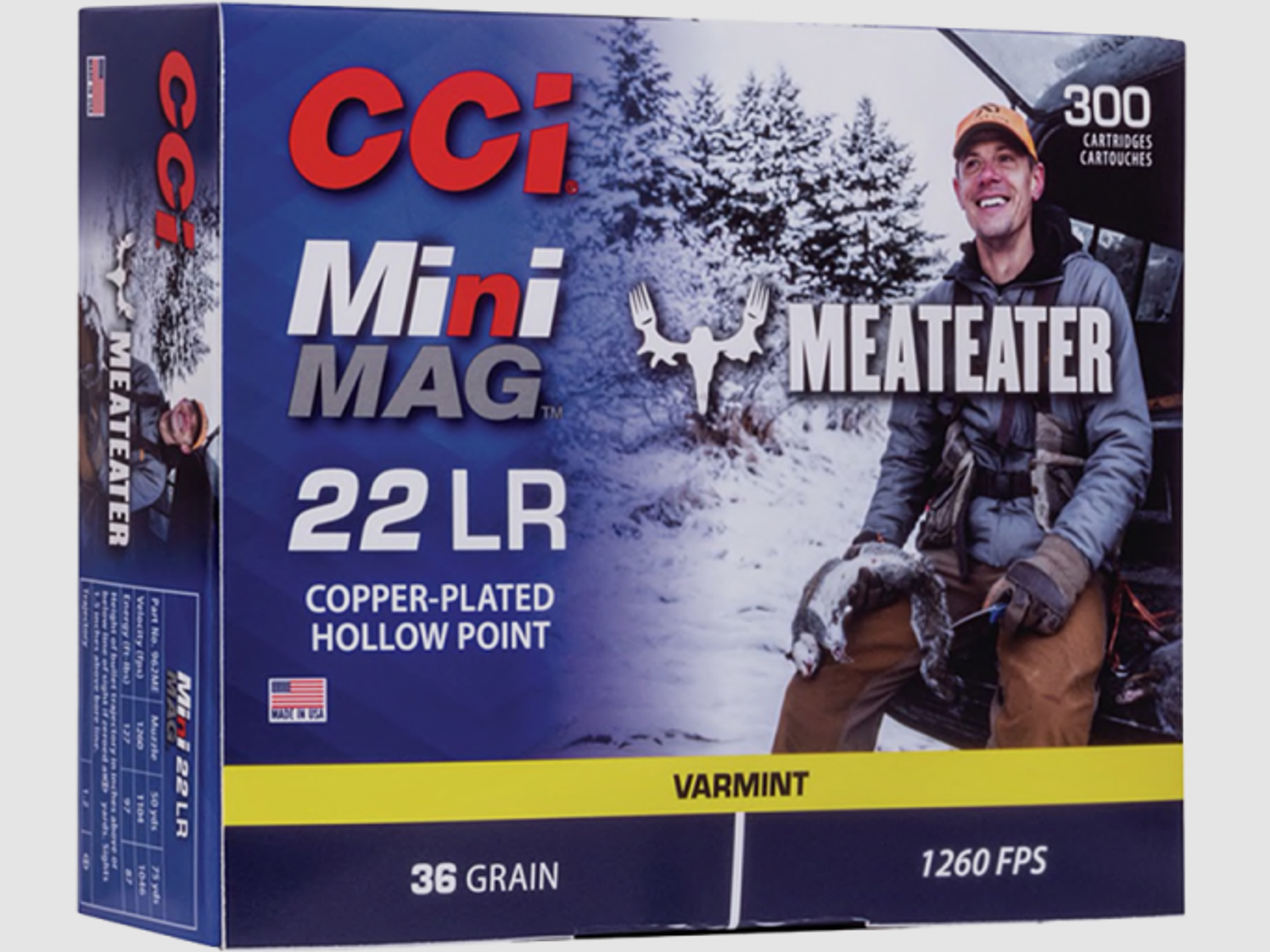 CCI Meat Eater Mini Mag .22 LR CPHP 36 grs Kleinkaliberpatronen