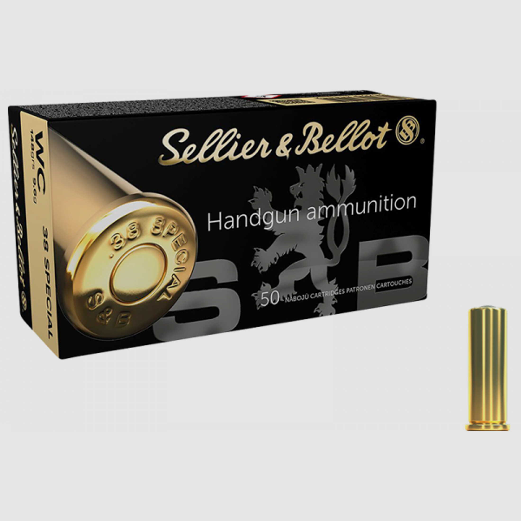 Sellier & Bellot Standard .38 Special WC 148 grs Revolverpatronen