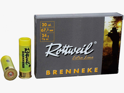 Rottweil Extra Line 20/67,5 Brenneke Classic 24 g Flintenlaufgeschoss