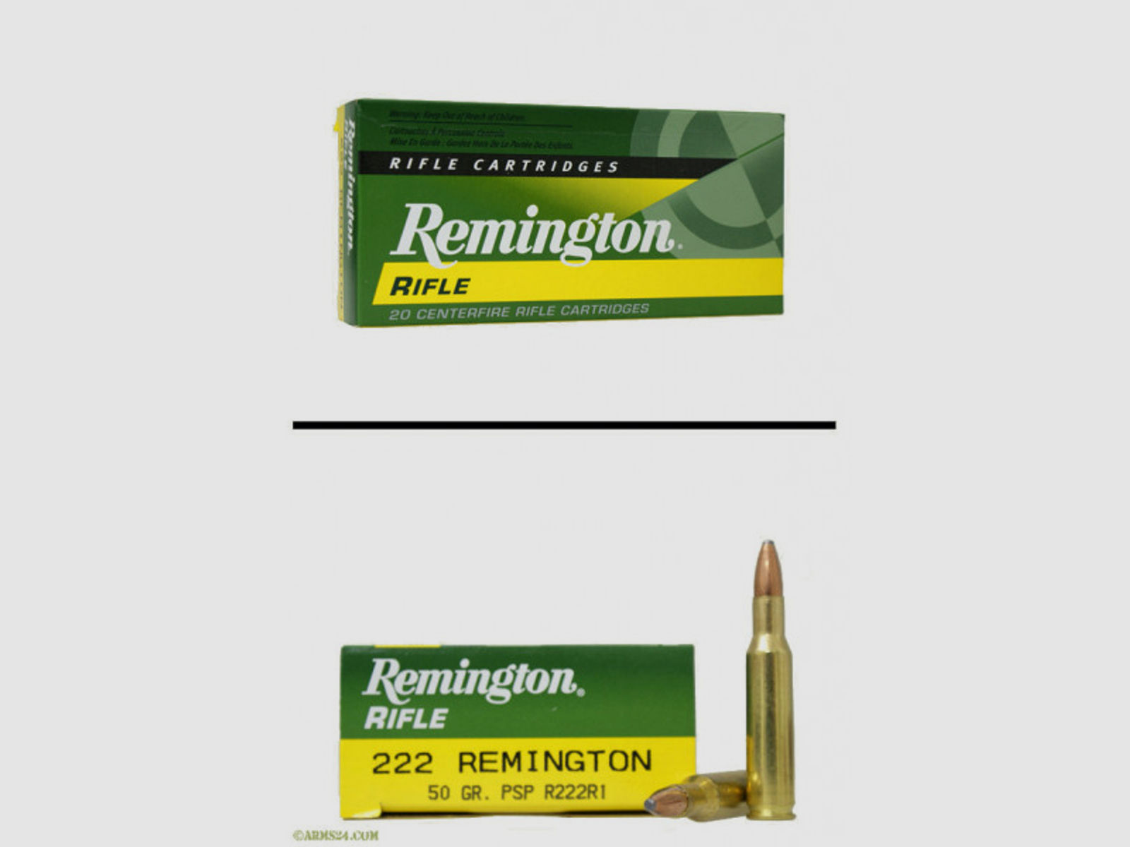 Remington .222 Rem 3,24g - 50grs PSP Büchsenmunition #21303