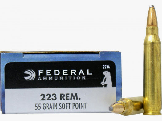 Federal Premium .223 Rem 3,56g - 55grs SP Büchsenmunition