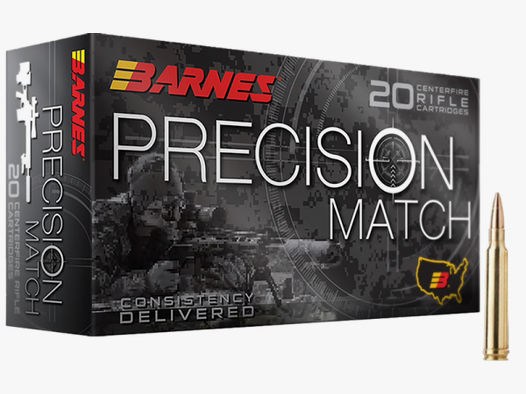 Barnes Precision Match .223 Rem OTM 55 grs Büchsenpatronen
